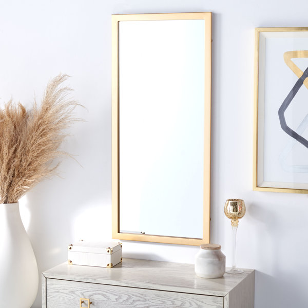 Everly Quinn Meijer Rectangle Metal Wall Mirror Wayfair